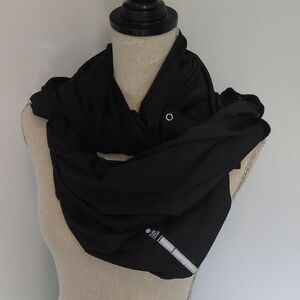 Pure Energy Black Women's Infinity Scarf